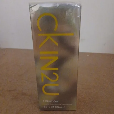 BOXED AND SEALED CALVIN KLEIN CKIN2U FOR HER EAU DE TOILETTE 150ML