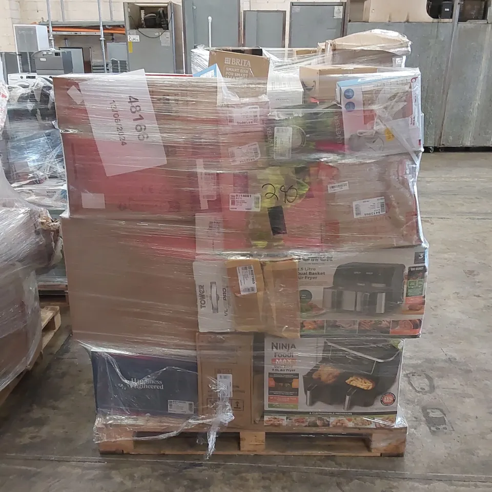 PALLET OF APPROXIMATELY 58 UNPROCESSED RAW RETURN HOUSEHOLD AND ELECTRICAL GOODS TO INCLUDE;