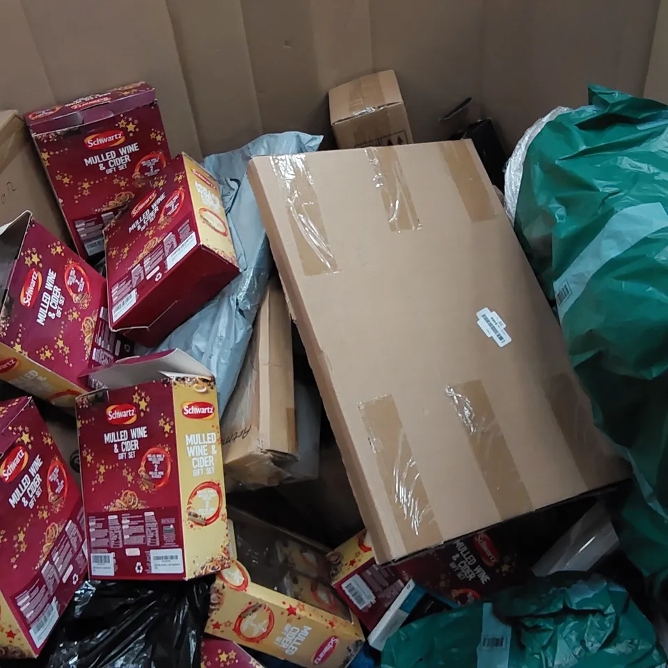 PALLET OF ASSORTED ITEMS INCLUDING: AIR PURIFIER, ELECTRIC BLANKET, DRAWEE CABINET, MEMORY FOAM KITCHEN MAT, MULLED WINE GIFT SET