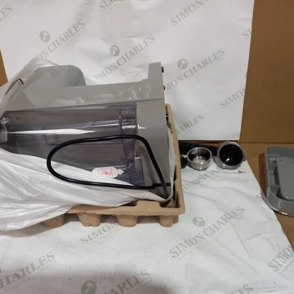 SWAN RETRO PUMP ESPRESSO COFFEE MACHINE - GREY