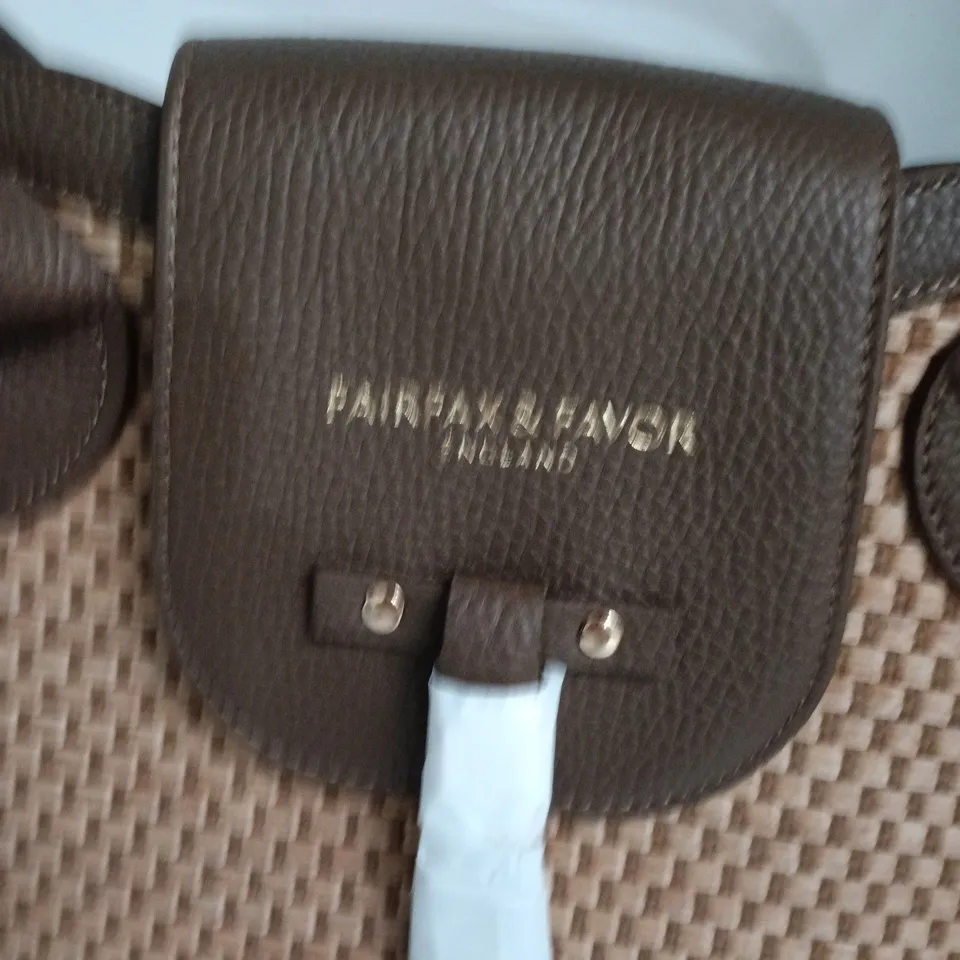  FAIRFAX & FAVOR MINI WINDSOR BASKET BAG