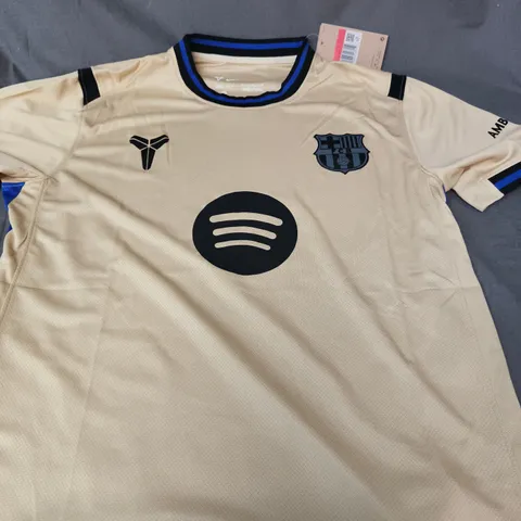 FC BARCELONA NIKE AWAY FOOTBALL SHIRT –SIZE L