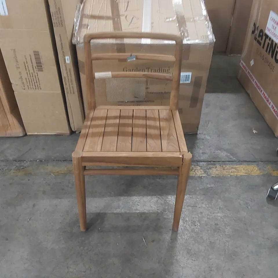 ST MAWES DINING CHAIR NATURAL TEAK