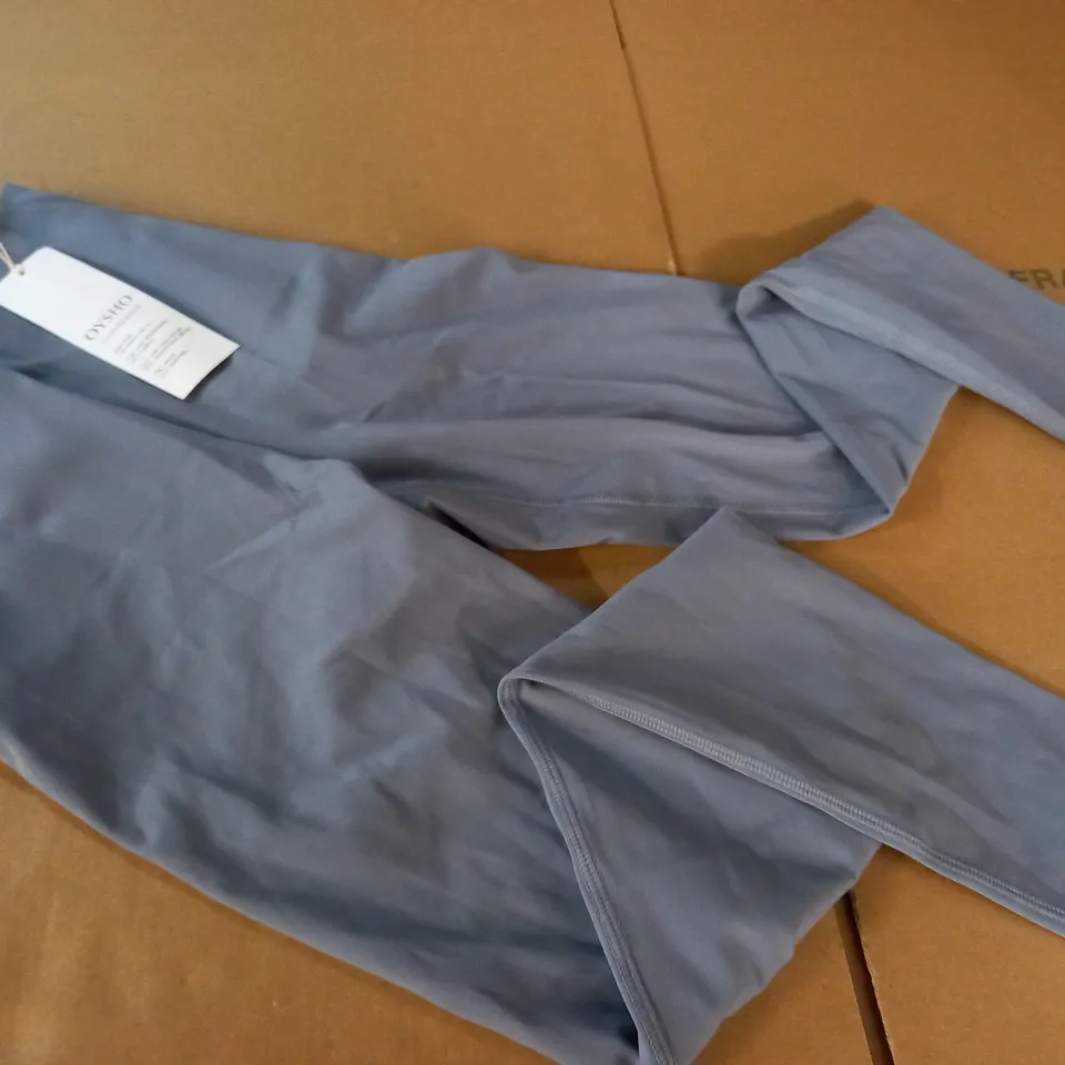 OYSHO COMPRESSIVE HIGH RISE 7/8 LEGGINGS - XS