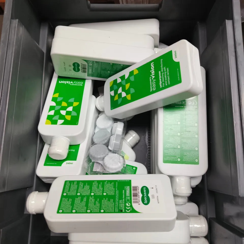 APPROXIMATELY 20 ASSORTED CONTACT LENS SOLUTION PRODUCTS - COLLECTION ONLY 