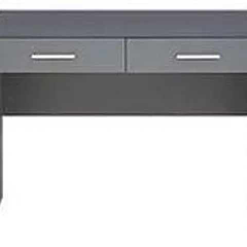BOXED PRAGUE GLOSS DRESSING TABLE, GREY [COLLECTION ONLY]
