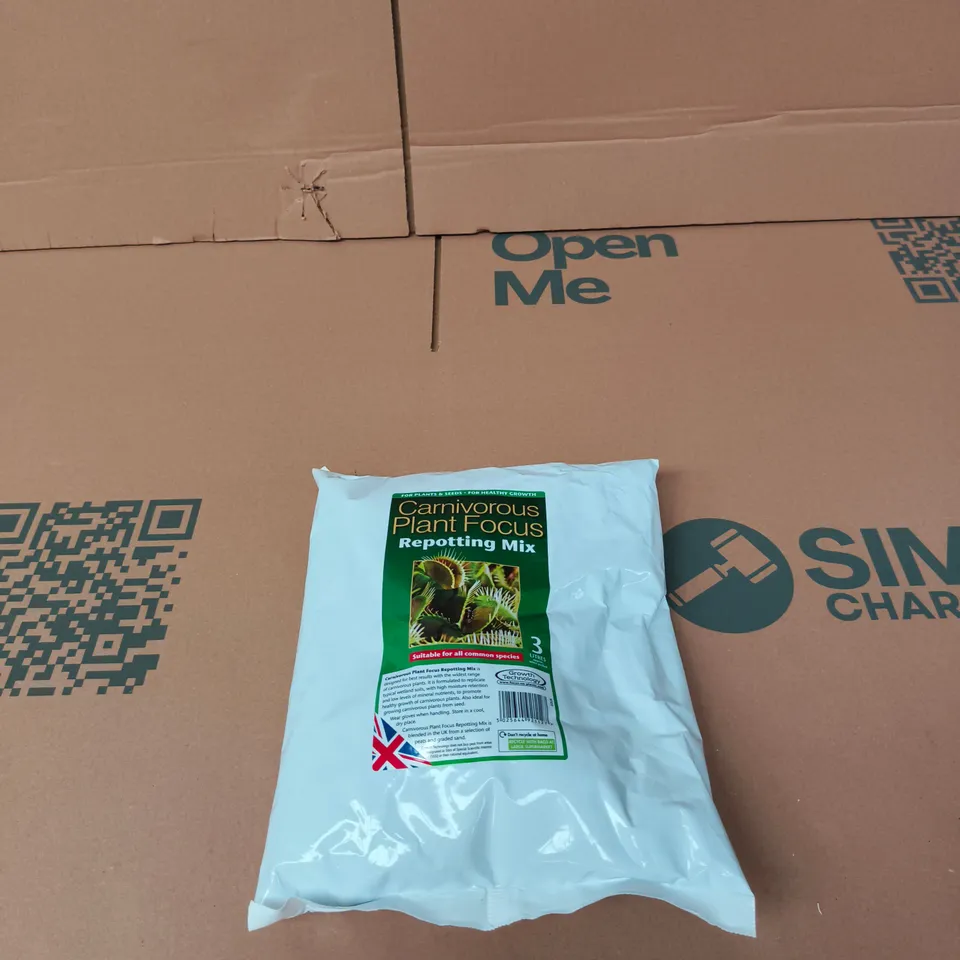 CARNIVOROUS PLANT FOCUS REPOTTING MIX 3 LITRES APPROX
