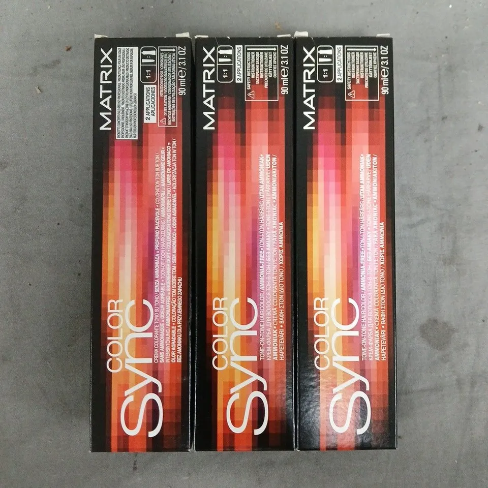 BOX OF APPROXIMATELY 20 ASSORTED MATRIX SO COLOUR SYNC PRODUCTS