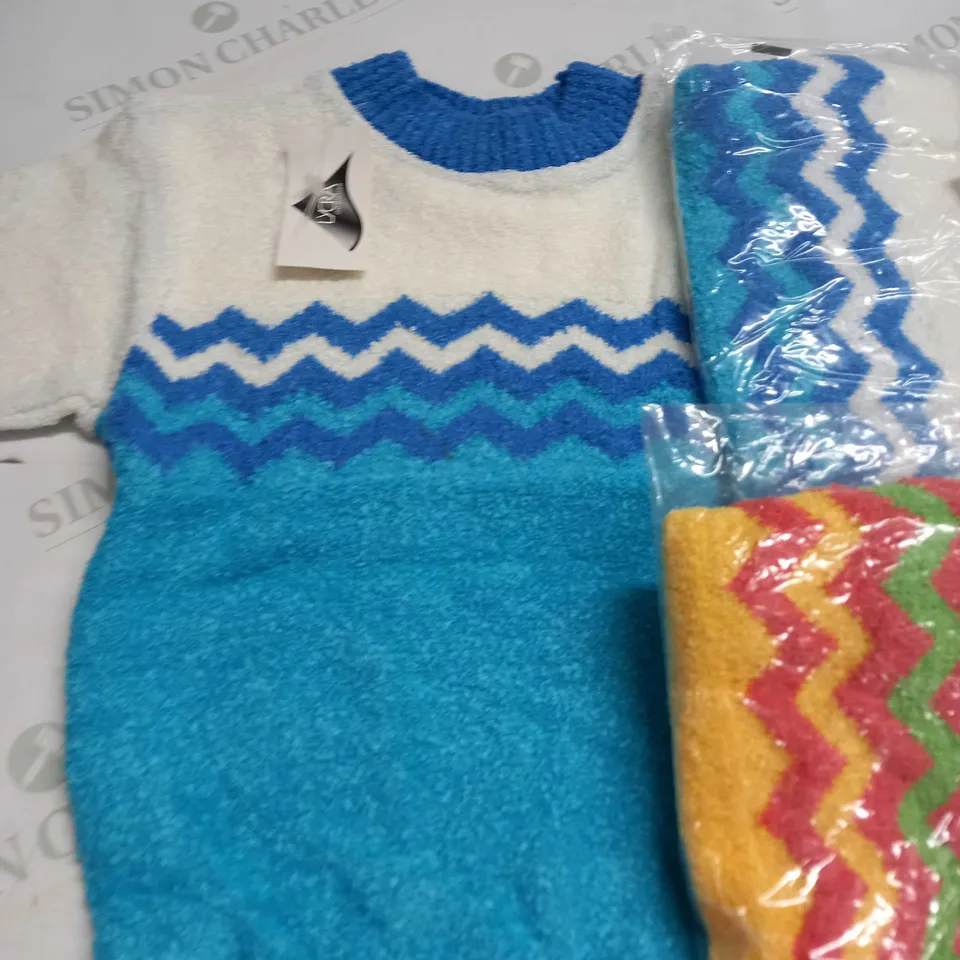 LOT OF 8 TARATATA LYCRA JUMPERS - SIZE UNSPECIFIED
