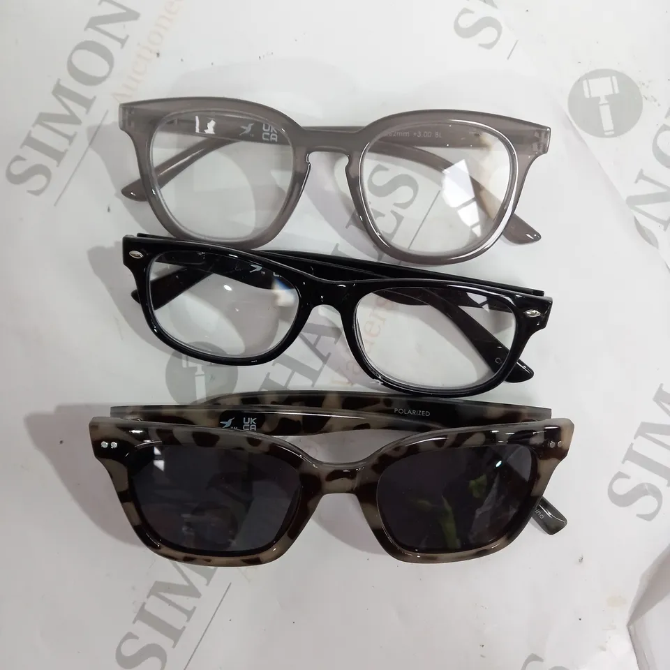 HUMMINGBIRD POLARISED SUNGLASSES AND READER 3PC SET