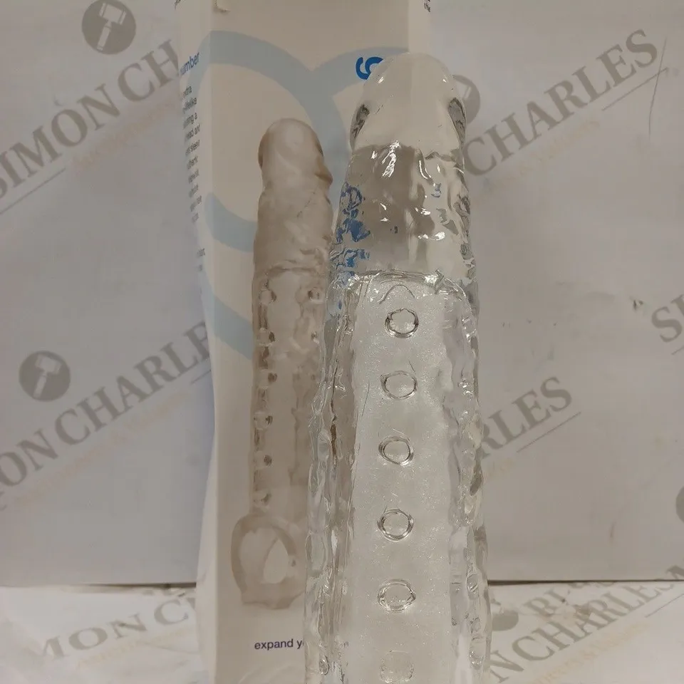 BOXED LOVEHONEY GROW AND TELL PENIS EXTENDER - 3 EXTRA INCHES 