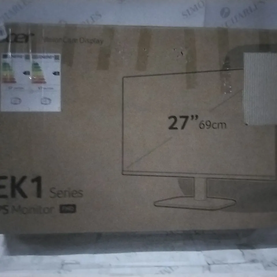 BOXED ACER EK1 SERIES 27" MONITOR 