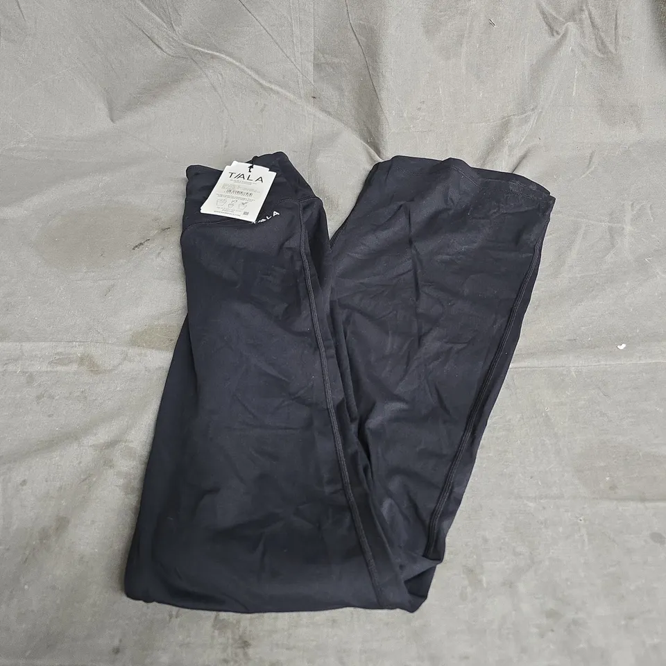 TALA SKINLUXE V WAIST FLARE LEGGING 33 IN SHADOW BLACK SIZE XS