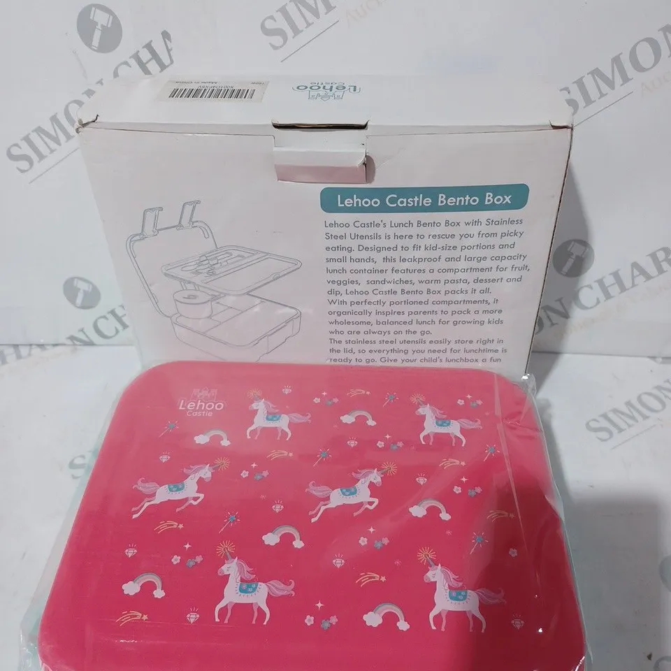 BOXED LEHOO CASTLE DURABLE & LEAK-PROOF CHILDREN'S LUNCH BOX