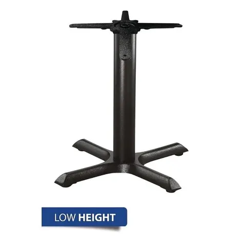 BOXED BOLERO CAST IRON COFFEE HEIGHT TABLE BASE