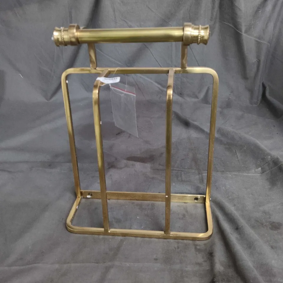 BRONZE FINISH MAGAZINE HOLDER