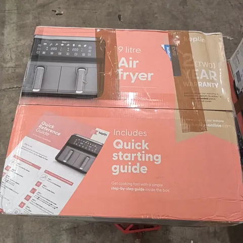 BOXED KEPLIN 9 LITRE AIR FRYER WITH DUAL COOKING ZONES