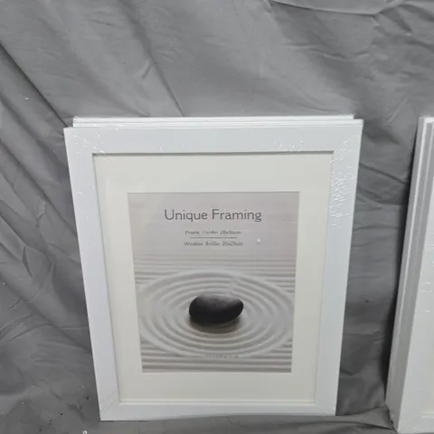 6X PICTURE FRAMES (FRAME 11X14IN, WINDOW 8X10IN)