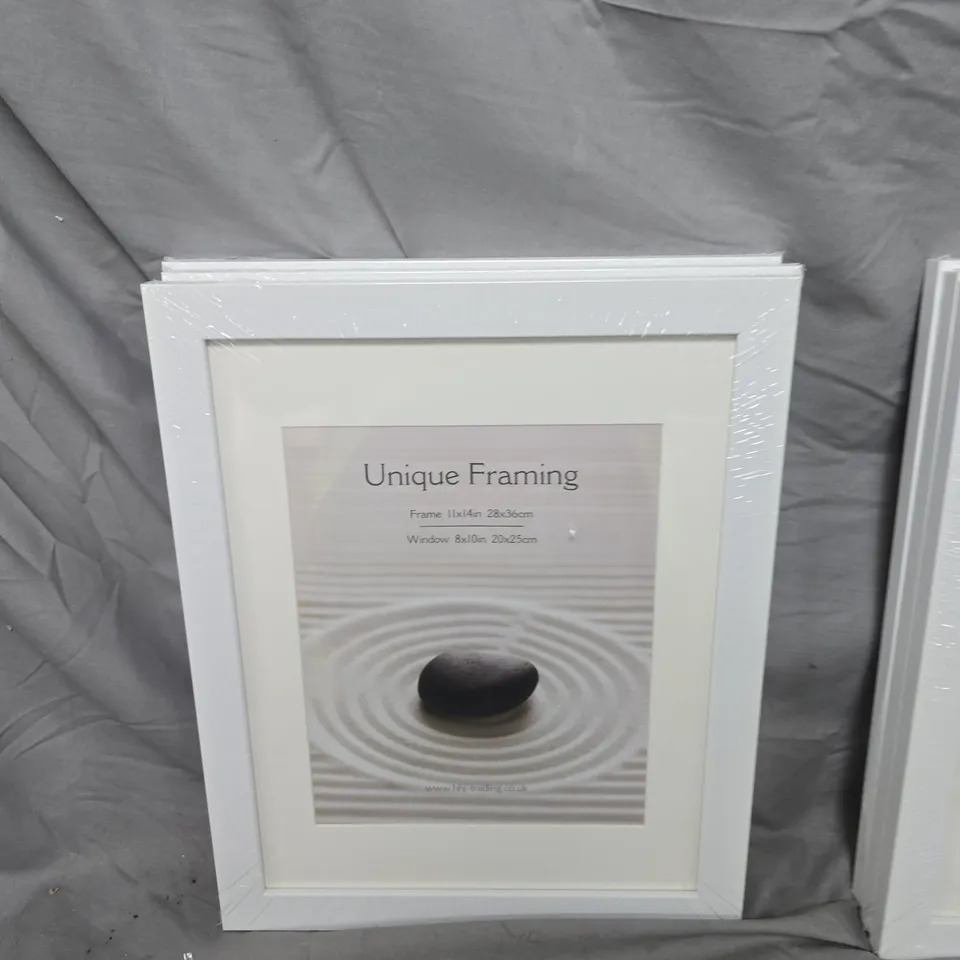  6X PICTURE FRAMES (FRAME 11X14IN, WINDOW 8X10IN)
