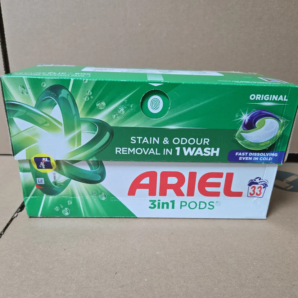 ARIEL 3IN1 PODS LAUNDRY DETERGENT – ORIGINAL, 33 PODS