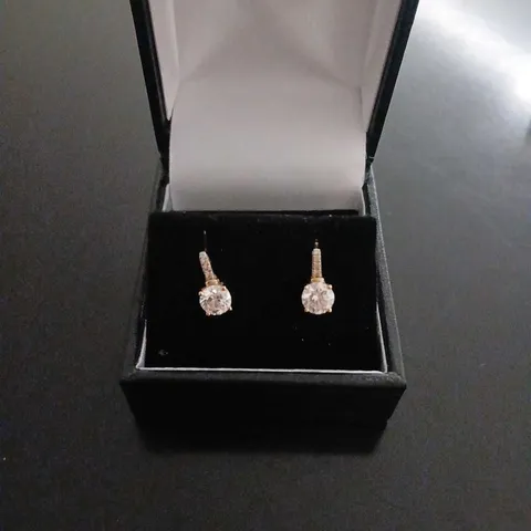 FIRE LIGHT 0.95CT LAB GROWN DIAMOND DROP EARRINGS 9CT GOLD