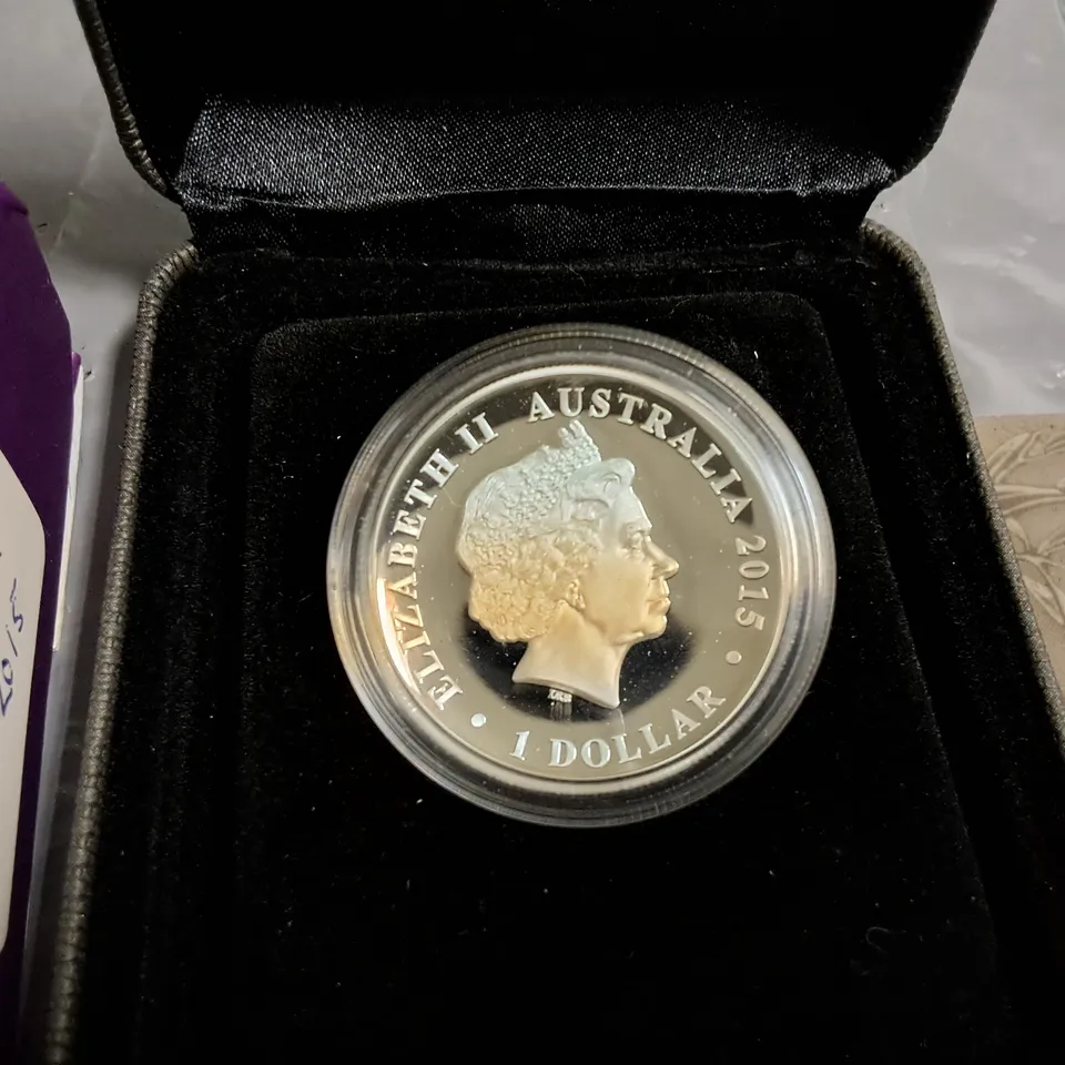 PERTH MINT 1OZ 2015 25TH ANNIVERSARY KOOKABURRA SILVER PROOF COIN
