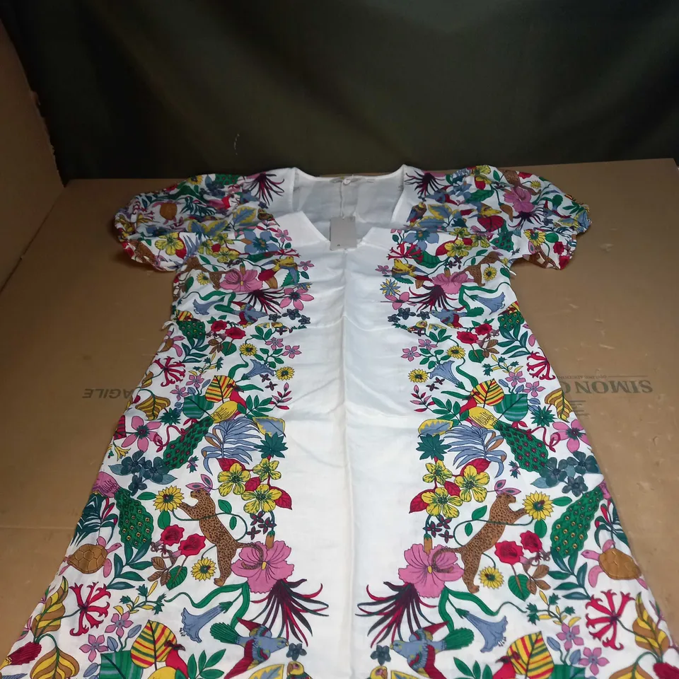 BODEN FLORAL COTTON DRESS SIZE 14R