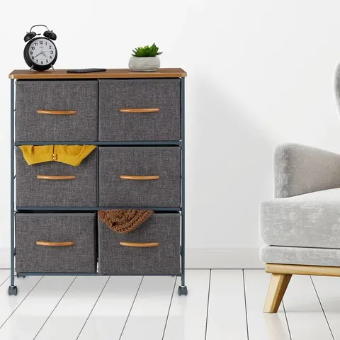 ANNZLEE 6 DRAWER CHEST OF DRAWS