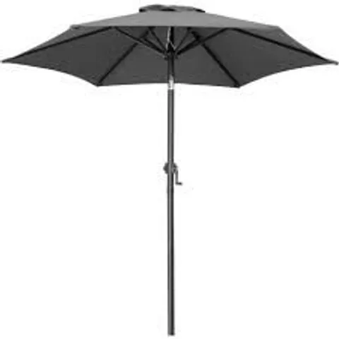 BOXED GREY GARDEN PARASOL