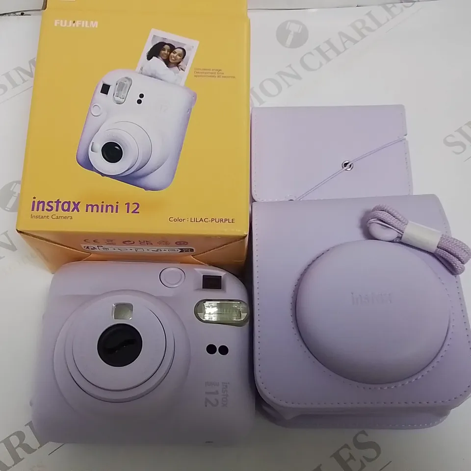 FUJIFILM INSTAX MINI 12 LILAC PURPLE BUNDLE