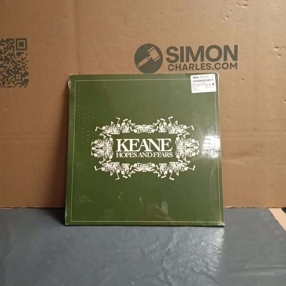 KEANE HOPES AND FEARS SEALED VINYL ALBUM