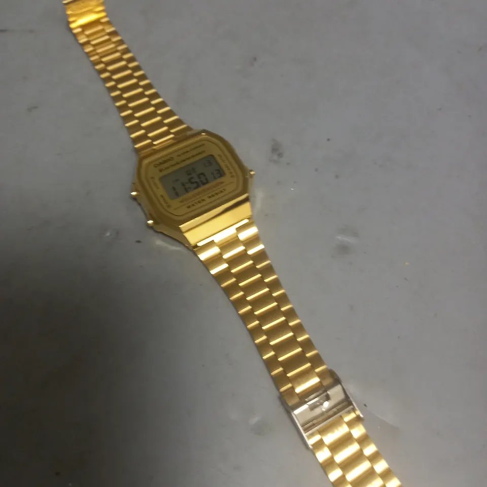 UNBOXED CASIO GOLD LOOK DIGITAL WATCH