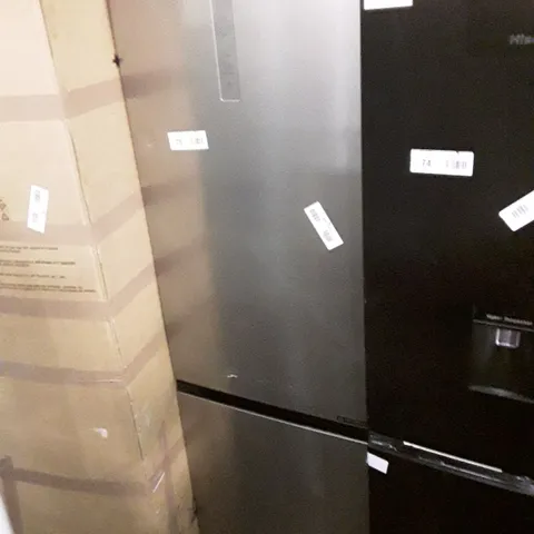 HISENSE RB440N4ACD 60/40 TOTAL NO FROST FRIDGE FREEZER - STAINLESS STEEL