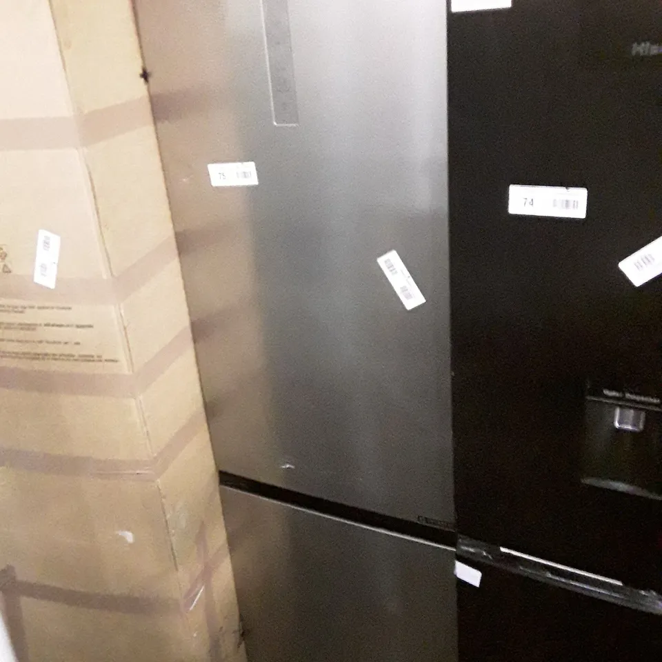 HISENSE RB440N4ACD 60/40 TOTAL NO FROST FRIDGE FREEZER - STAINLESS STEEL