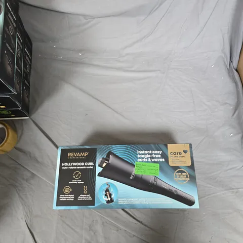 REVAMP HOLLYWOOD CURL CERAMIC 25MM AUTO-ROTATE HAIR CURLER – BOXED