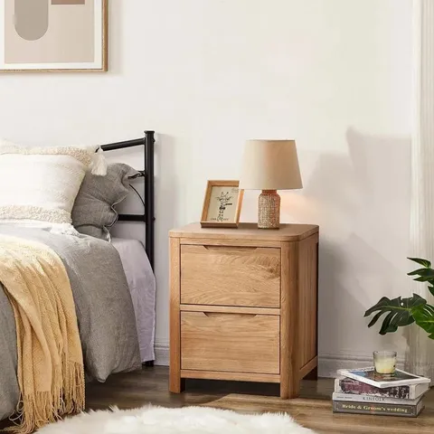 BOXED KEEDYSVILLE MANUFACTURED WOOD BEDSIDE TABLE