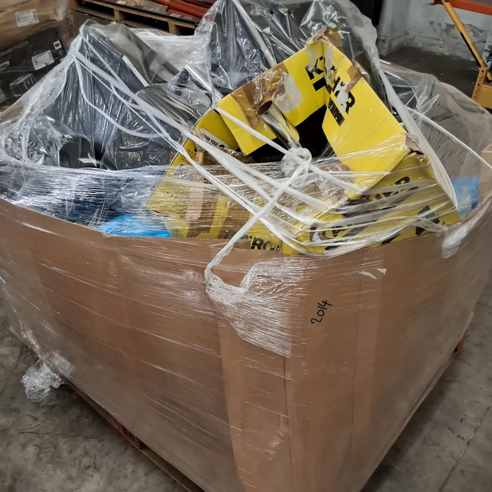 PALLET OF APPROXIMATELY 23 UNPROCESSED RAW RETURN HOUSEHOLD AND ELECTRICAL GOODS TO INCLUDE;