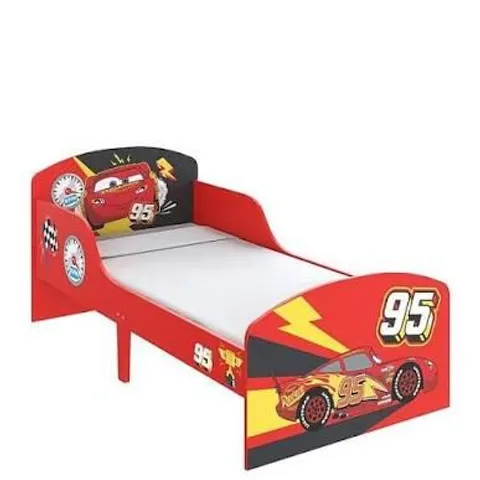 BOXED DISNEY PIXAR LIGHTENING MCQUEEN TODDLER BED - COLLECTION ONLY 