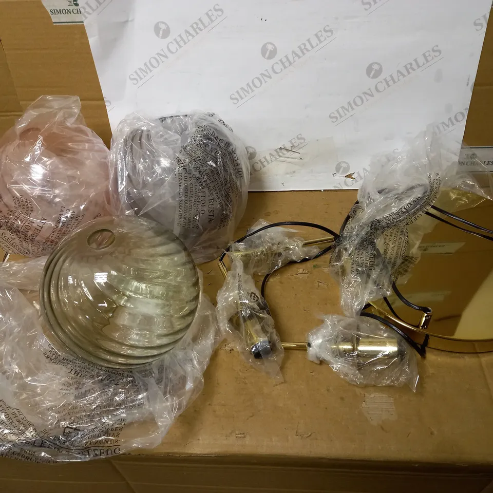 PALM HOUSE 3 LIGHT CLUSTER PENDANT  RRP £100