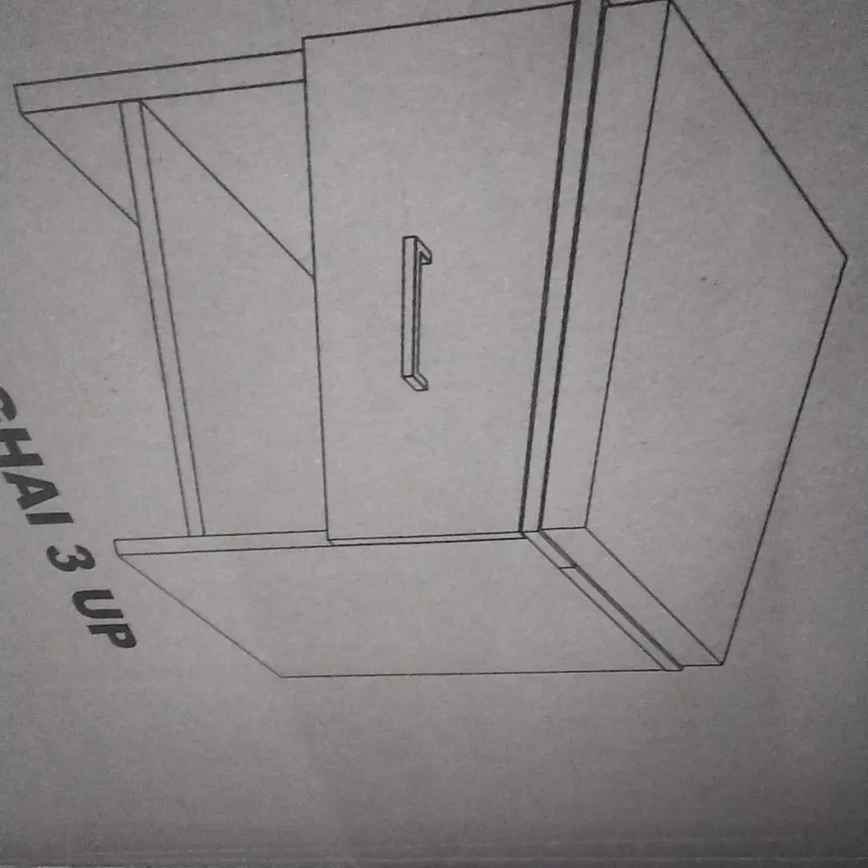 BOXED SHANGHAI 3 UP 1 DRAWER BEDSIDE TABLE 