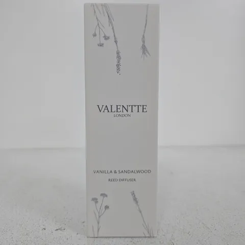 VALENTTE LONDON VANILLA & SANDALWOOD REED DIFFUSER