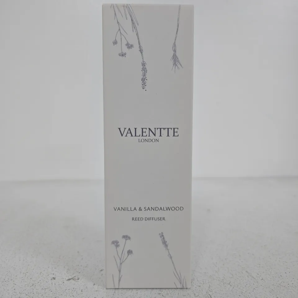 VALENTTE LONDON VANILLA & SANDALWOOD REED DIFFUSER