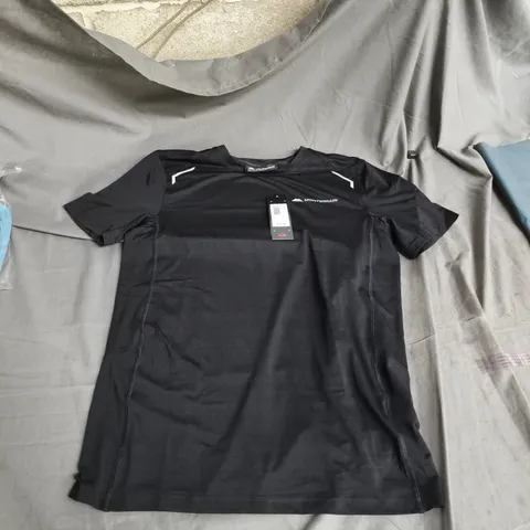 MONTERRAIN LYDER 3.0 SPACE DYE TEE – JET BLACK, UK XS