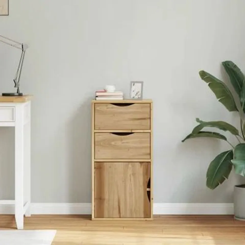 BOXED SOLEIGH RECTANGLE ACCENT CABINET