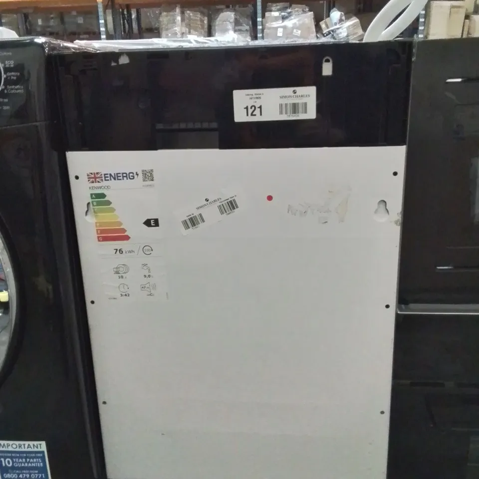 KENWOOD KID45B22 SLIMLINE FULLY INTEGRATED DISHWASHER