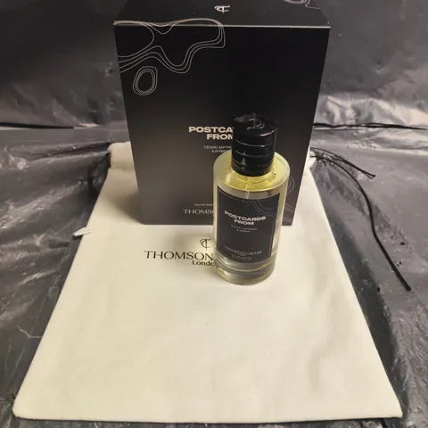 THOMSON CARTER LONDON POSTCARDS FROM CEDAR, SAFFRON & AMBER EAU DE PARFUM 100ML
