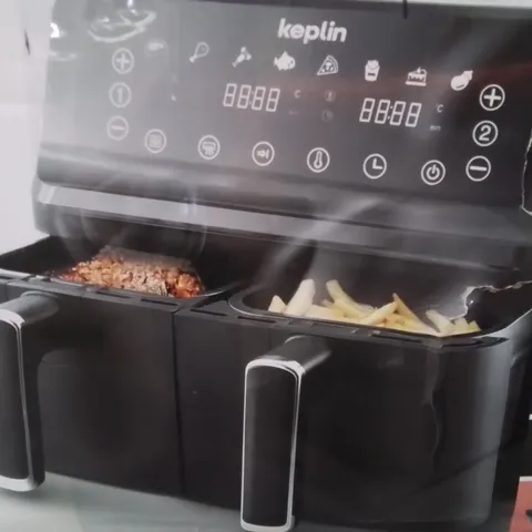 BOXED KEPLIN 9 LITRE DUAL DRAWER AIRFRYER