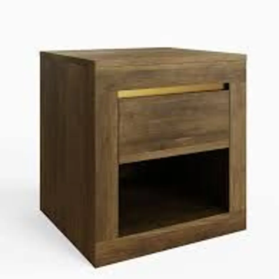 BOXED GFW ASTLEY SINGLE DRAWER KNOTTY OAK LAMP TABLE (1 BOX)