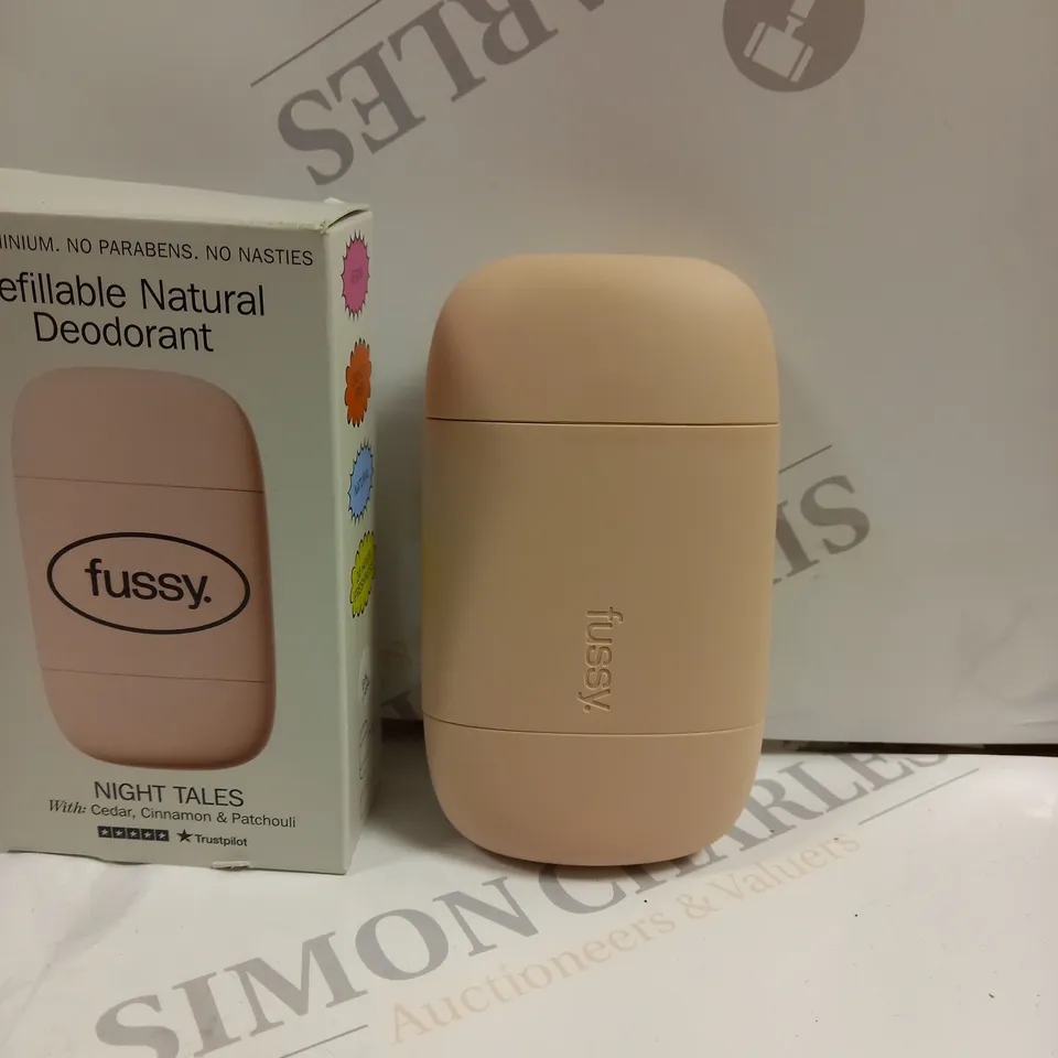 FUSSY - REFILLABLE NATURAL DEODORANT - STARTER PACK - PINK