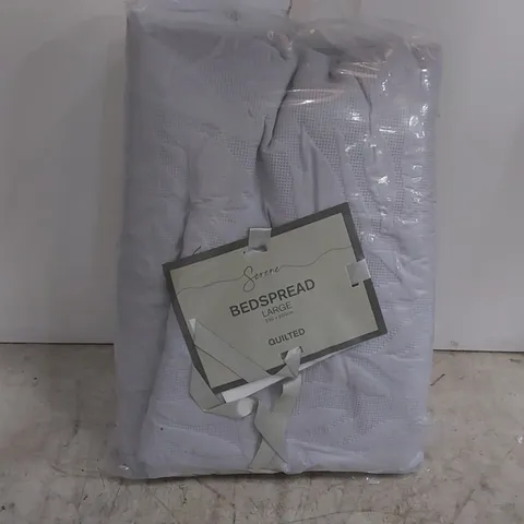 BAGGED ZARAGOZA PINSONIC LARGE QUILTED BEDSPREAD // 230 X 200CM (1 ITEM)